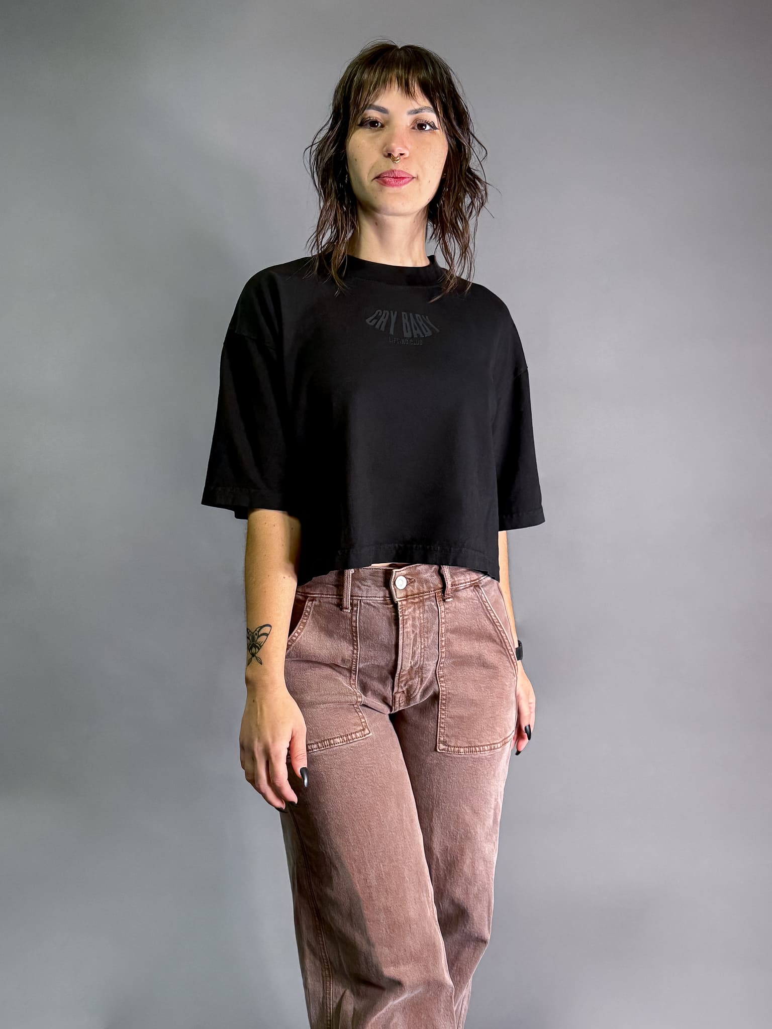 Cry Baby Oversized Cropped